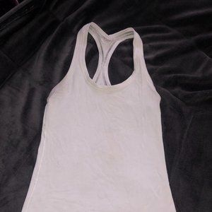 SOLD White Lululemon Tank Top